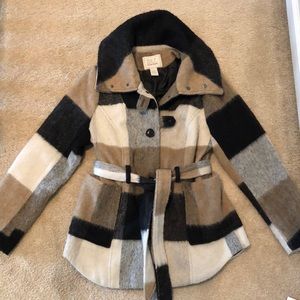 Buckle BKE Outerwear Womens Plaid Coat Size Large